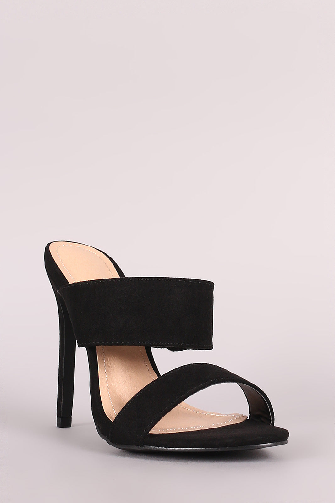 double band mule heels