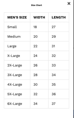 Size Charts – Hustle With Me