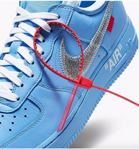 Off White X Nike Air Force 1 Mca University Blue Eakpook