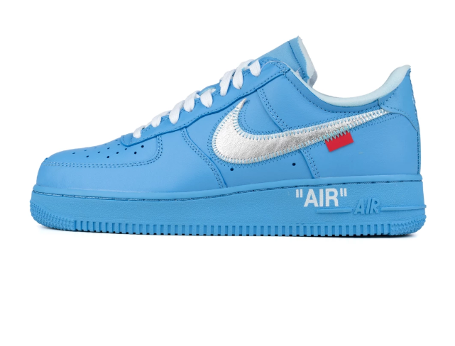 sky blue off white air force 1