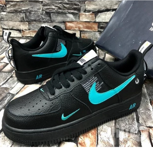 air force 1 utility black and blue