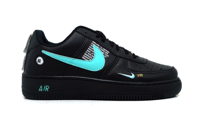 nike air force 1 utility low black