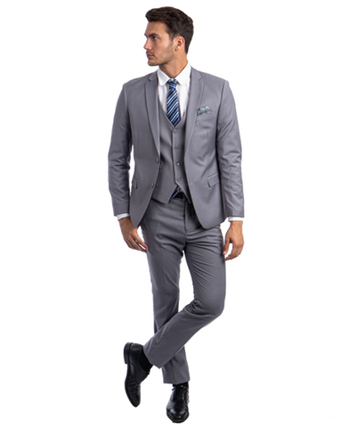 Mens Gray Sumer Suit