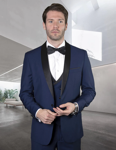 Men's Lightweight Navy Blue Suite