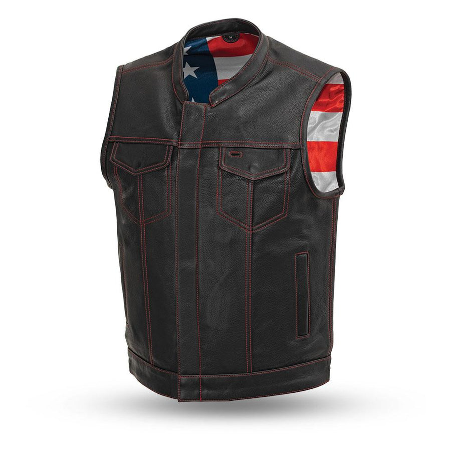 commando swat style leather club vest