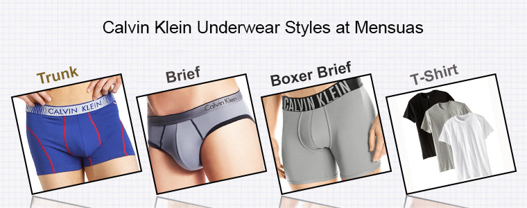 Calvin Klein Underwear Styles at Mensuas | Mensuas Blog