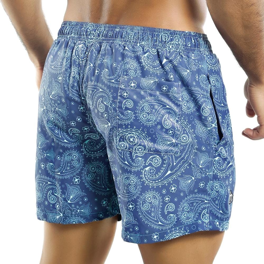 Intymen INO009 Pacific Blue Shorts | Free Shipping at Mensuas.com