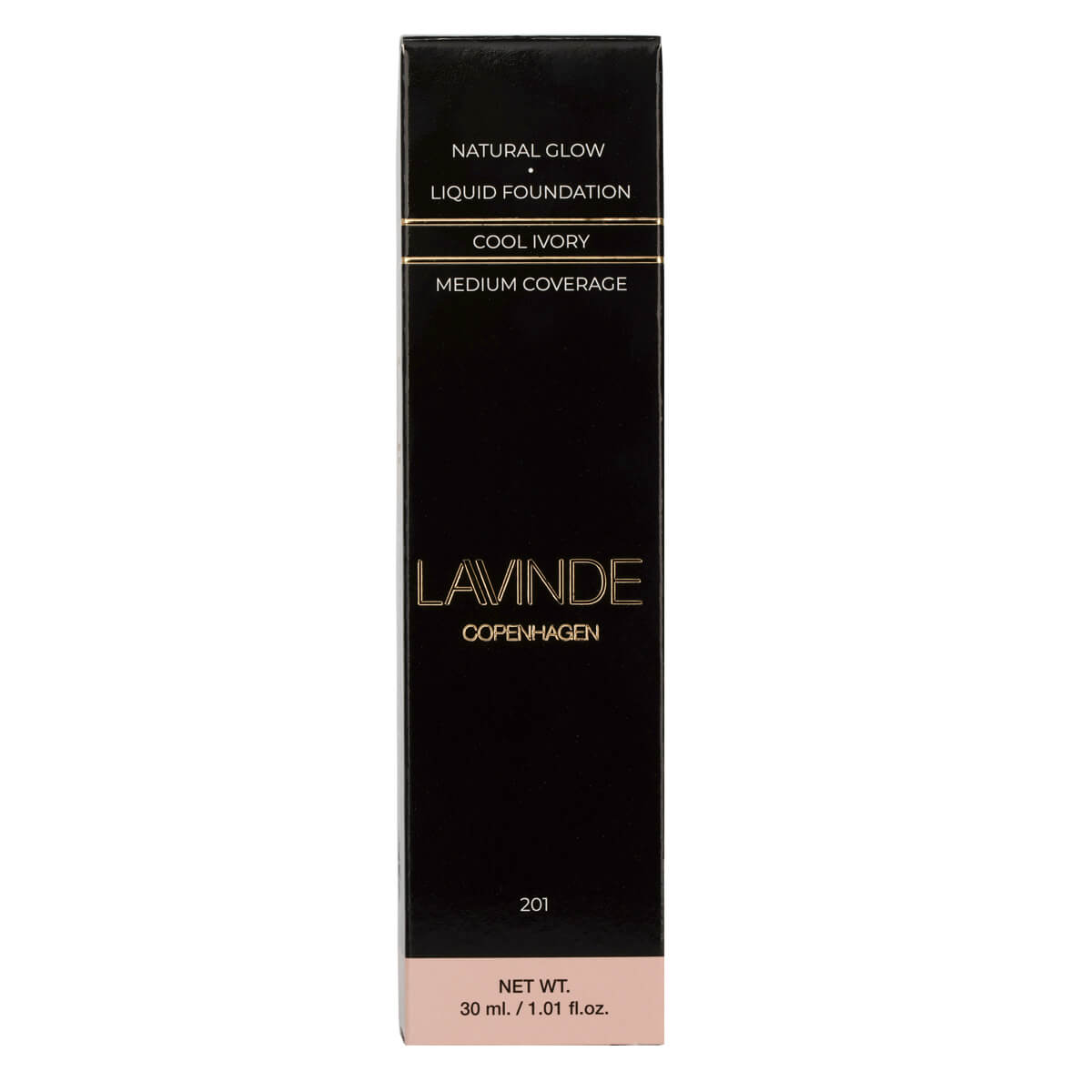 Billede af Lavinde Copenhagen NATURAL GLOW Liquid Foundation Cool Ivory (201) 30ml