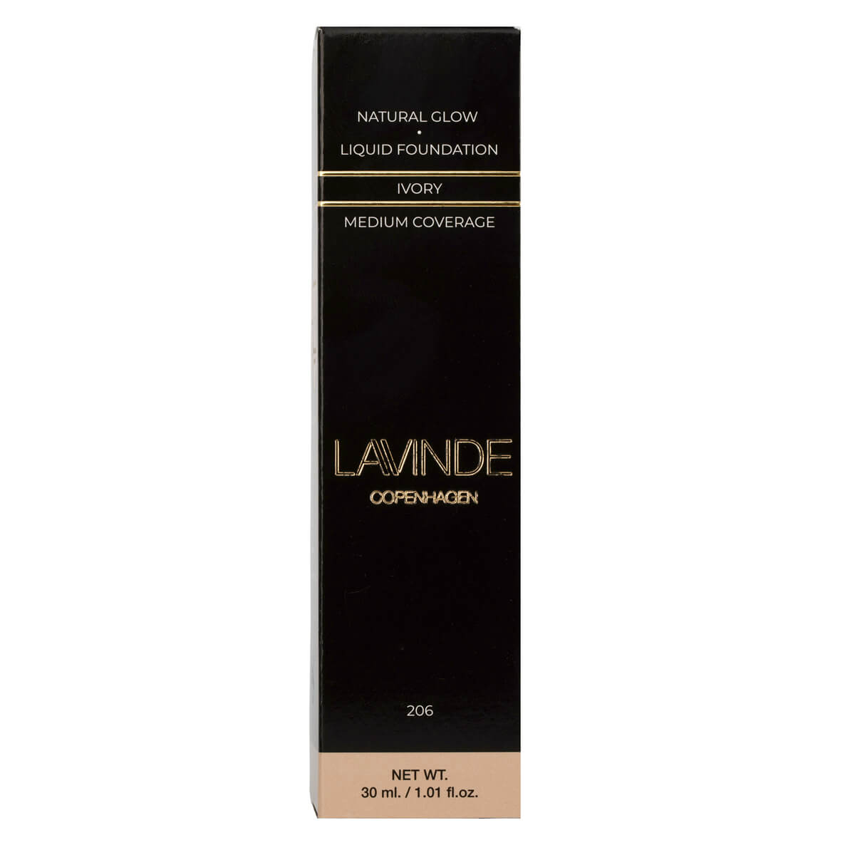 Billede af Lavinde Copenhagen NATURAL GLOW Liquid Foundation Ivory (206) 30ml