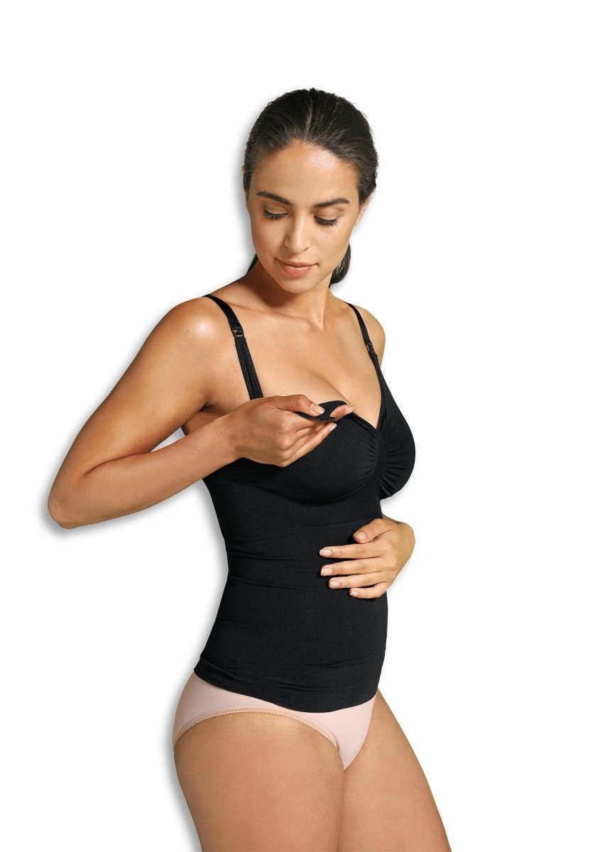 Se Carriwell ammetop med shapewear, sort - large hos Expectationscph.com