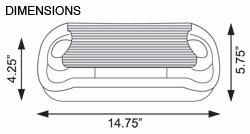 Wet Location Emergency Light Dimensions