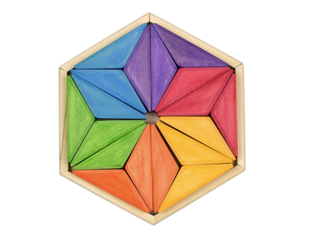 wooden rainbow puzzle