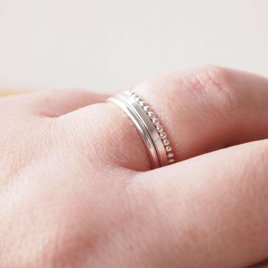 Plain Silver Band Ring – SILBERUH