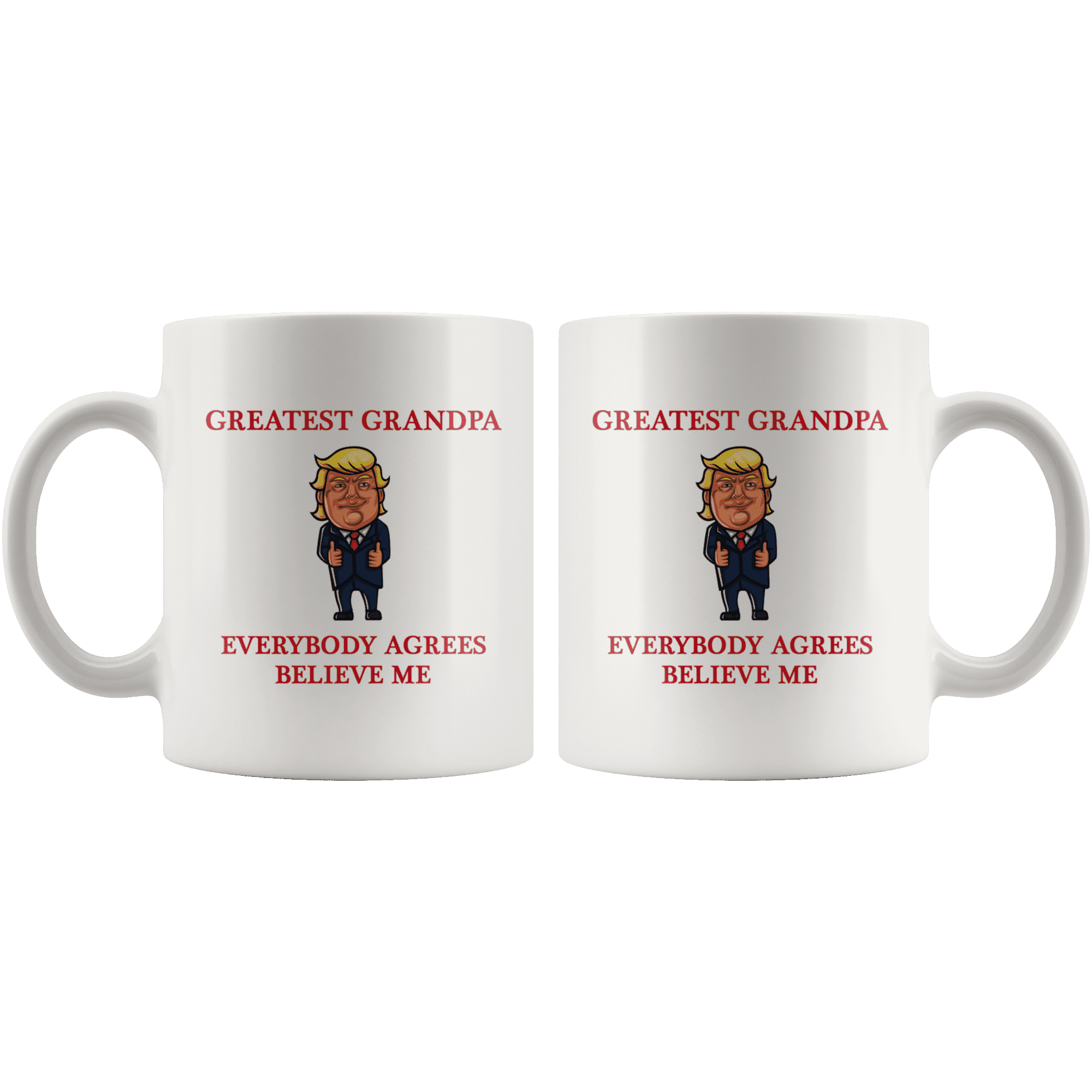 Greatest Grandpa Grandfather Trump Thumbs Up Mug– Trump Mug