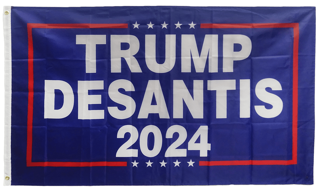 Trump DeSantis 2024 3x5 Feet MAGA Banner Flag Trump Mug