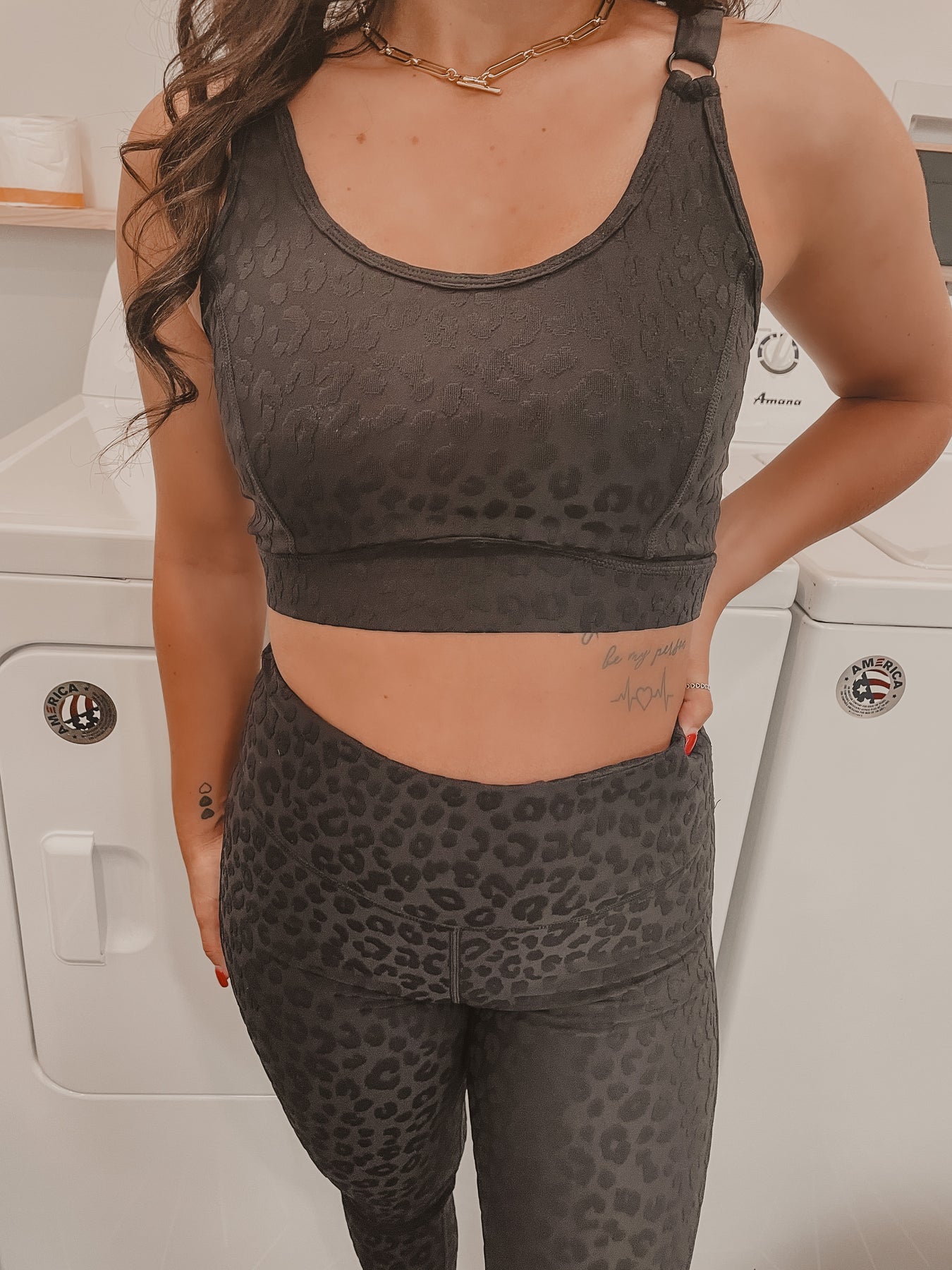 Lululemon Align Leopard Camo Crop - Depop