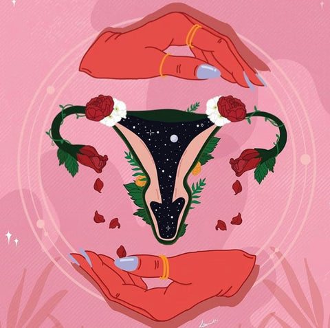 Lambi’s latest commission for Cosmopolitan, South Africa. Raising awareness for reproductive and menstrual health.