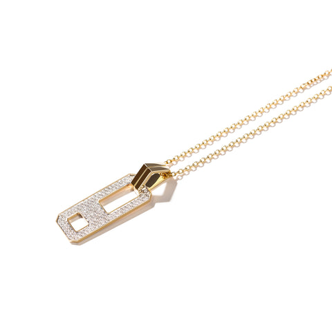DNA Yellow Gold Necklace