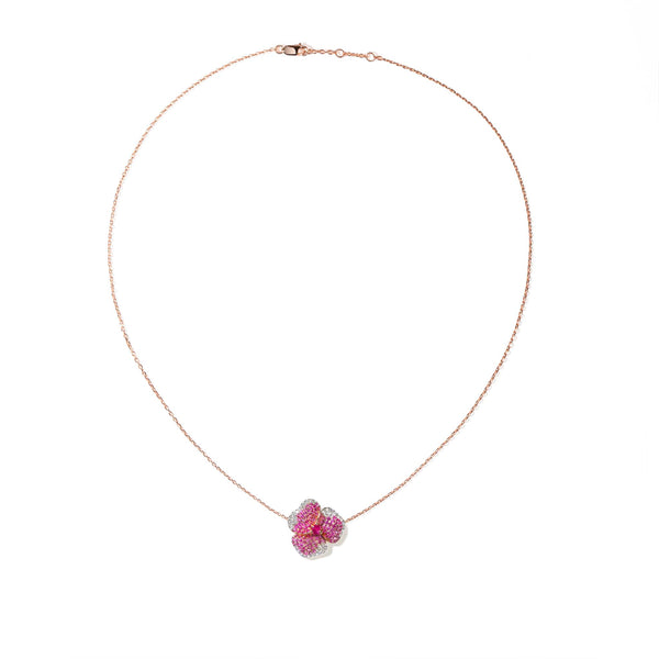 pink sapphire necklace price