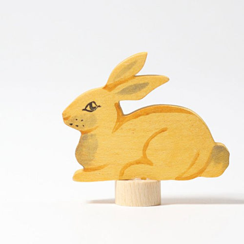 Grimm’s Birthday Deco - handpainted bunny sitting