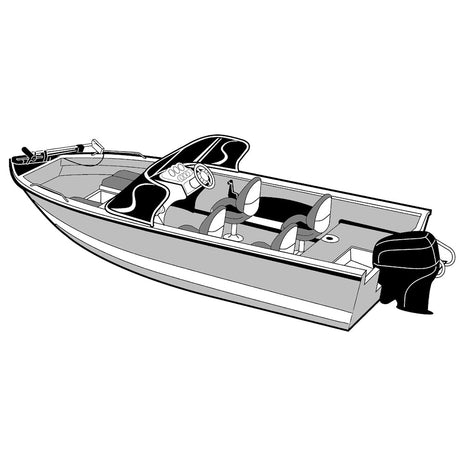 Carver Flex-Fit Pro Polyester Size 3 Boat Cover f/Fish & Ski Boats