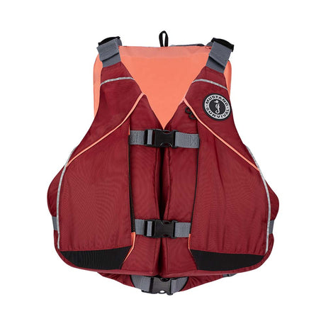 Mustang Women's Moxie Foam Vest - Merlot/Coral - Medium/Large - M