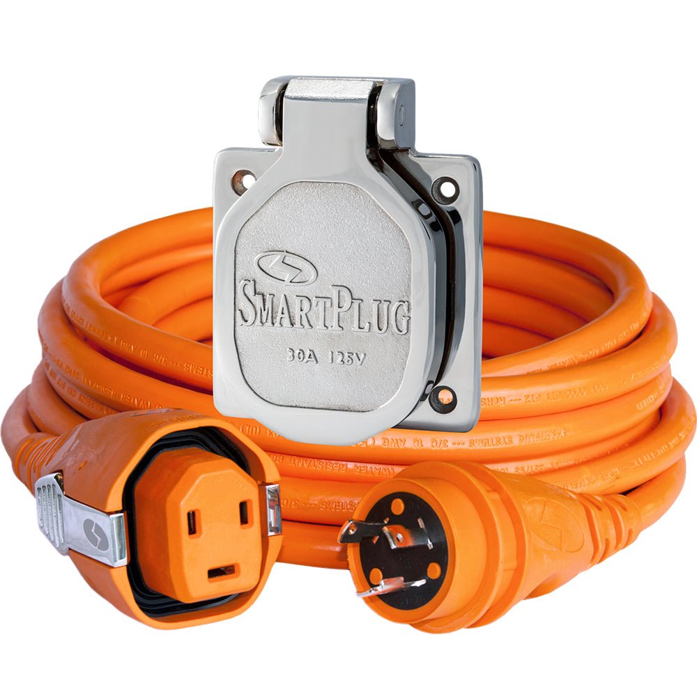 SmartPlug 30 AMP Dual Configuration Cordset Stainless Steel Inlet Combo - 50