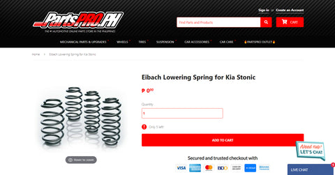 Eibach Pro Kit For Kia Stonic