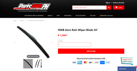 NWB Aero Rain Wiper Blade