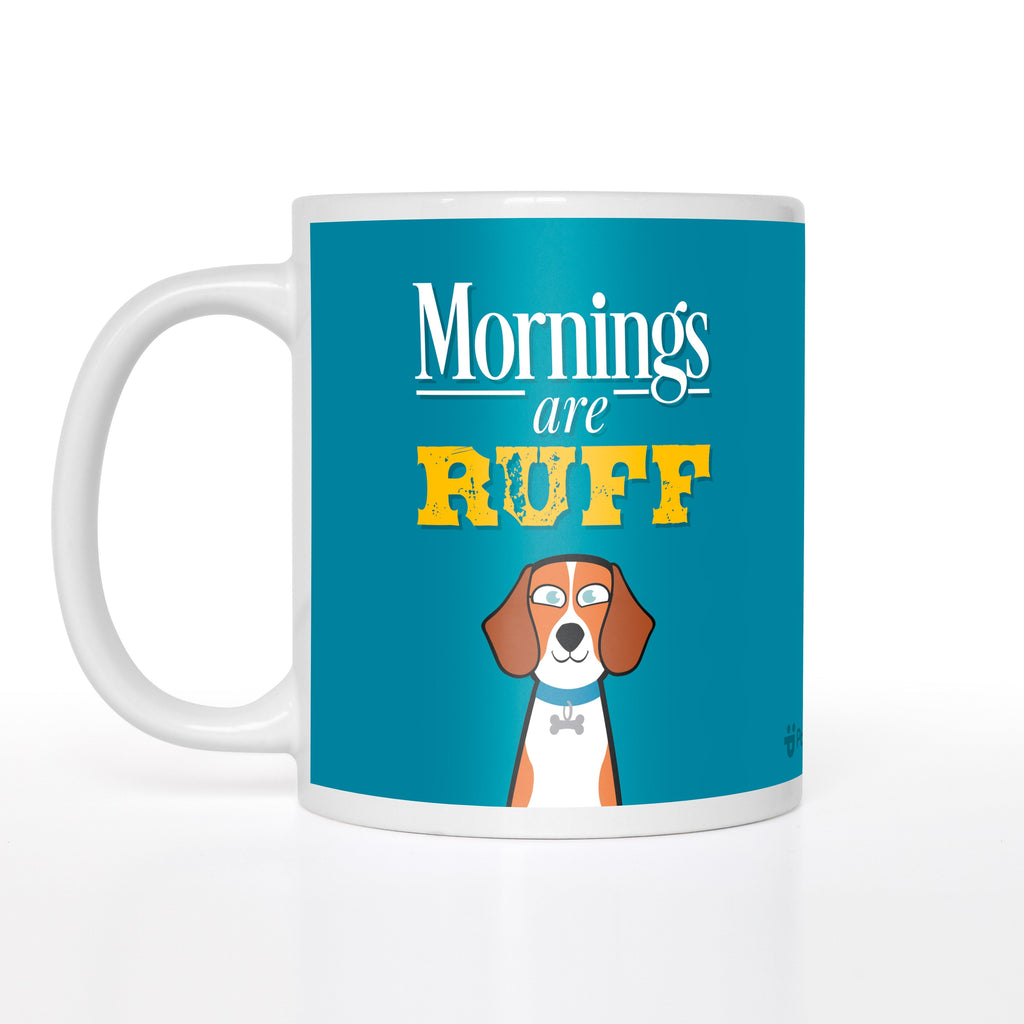 Personalized Dog Mornings Are Ruff Mug - Image 2