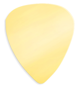 1 Inch Guitar Pick Blank in 14K Double Clad Gold Filled