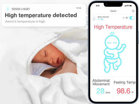 Stay informed with Sense-U Baby Monitor, ensuring your little ones stay cool and safe during the scorching days! 