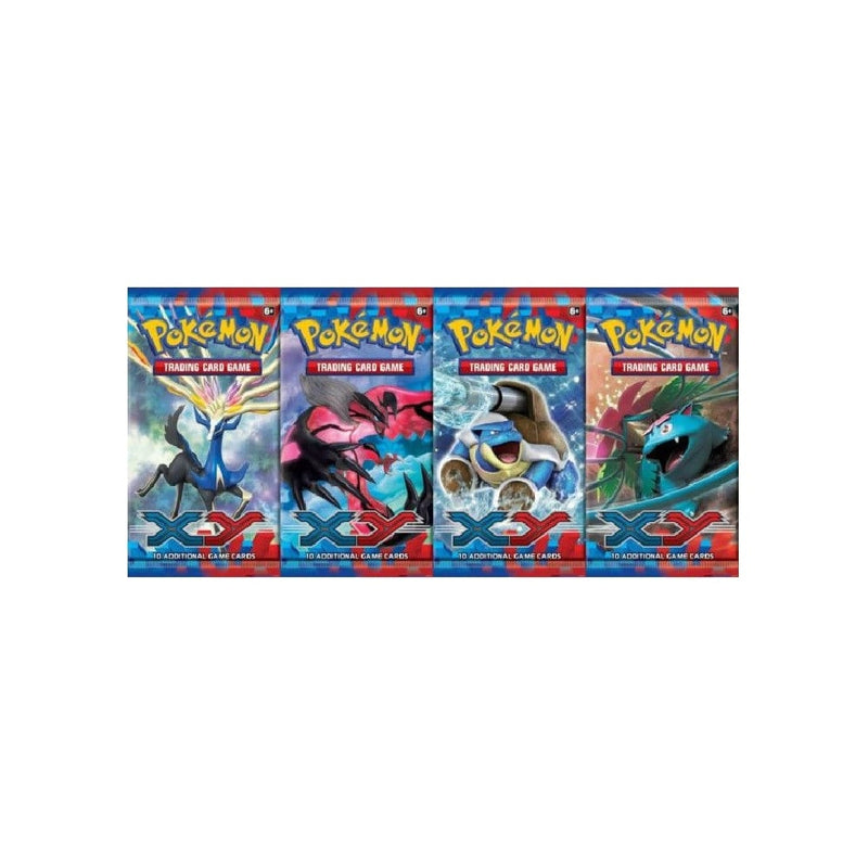 Pokemon XY 4 X Sealed Booster Packs - XY Base Set - 10 Cards Per