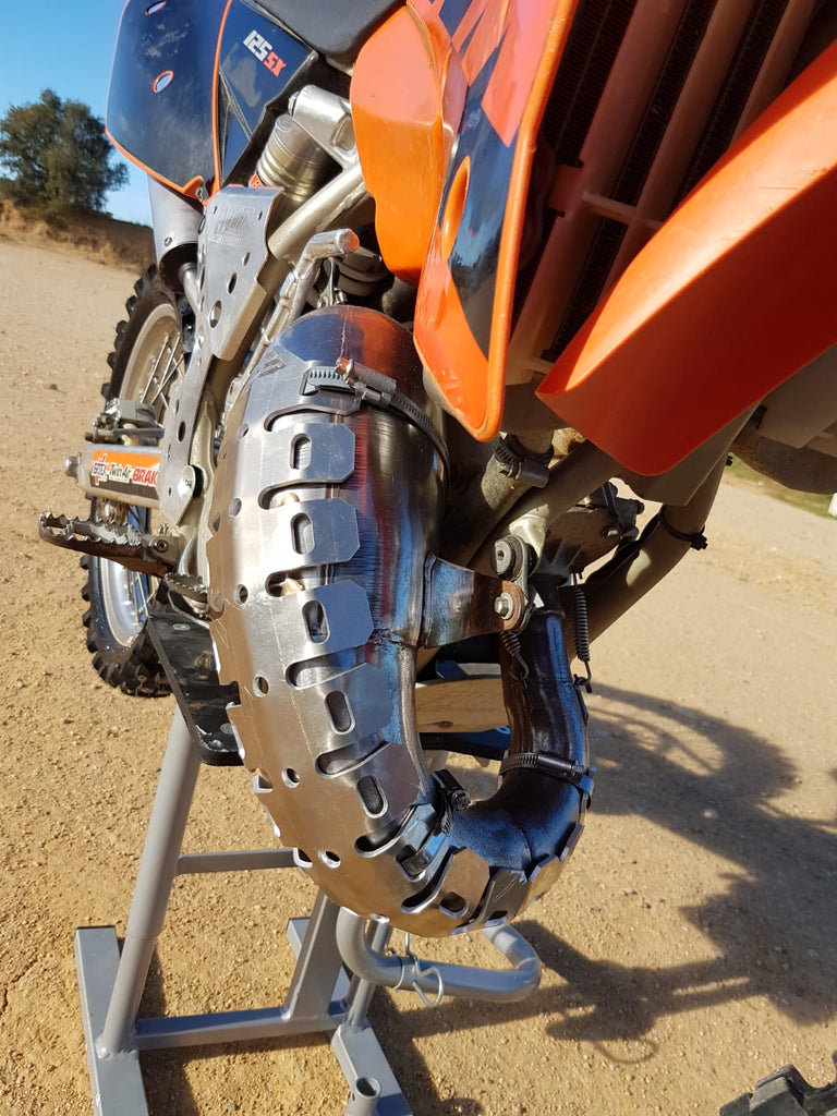 dirt bike exhaust cover