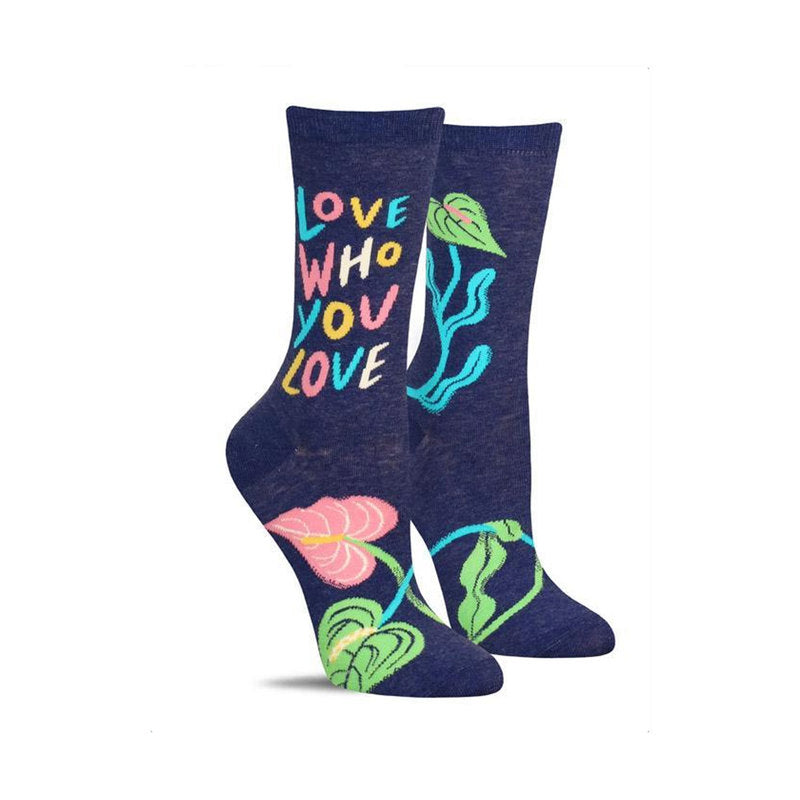 I'm A Delicate Fucking Flower W-Crew Socks