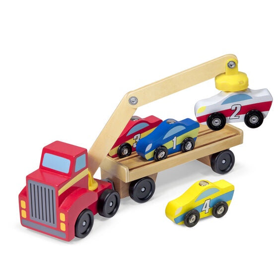 Melissa and Doug Mega Race Car Carrier – Urban Nest