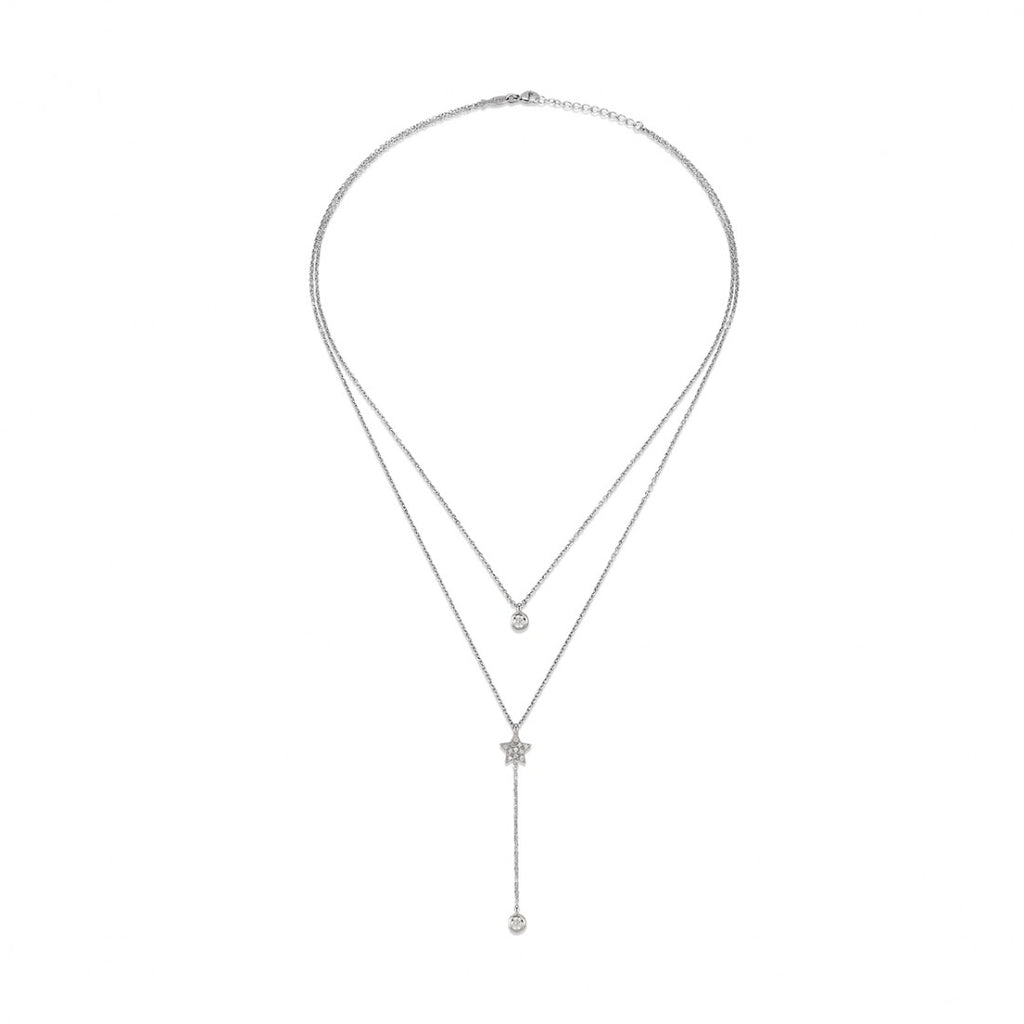Starlet Duo Sterling Silver Necklace – Michelle's Jewelry Studio