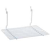Flat Wire Shelf White