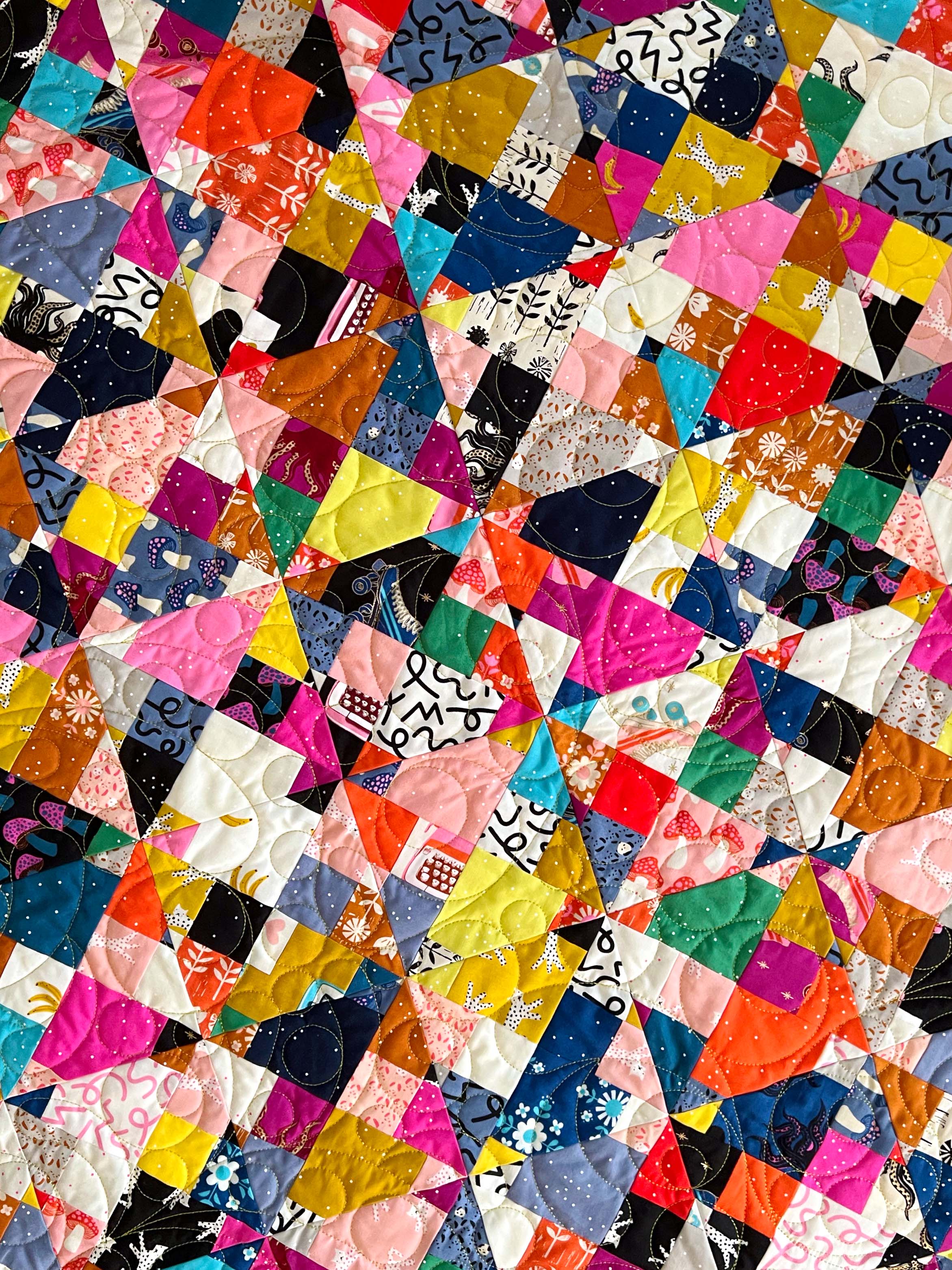 Utter Chaos Quilt for Ruby Star Society Fabric Collections, Darlings 2 and Sugar