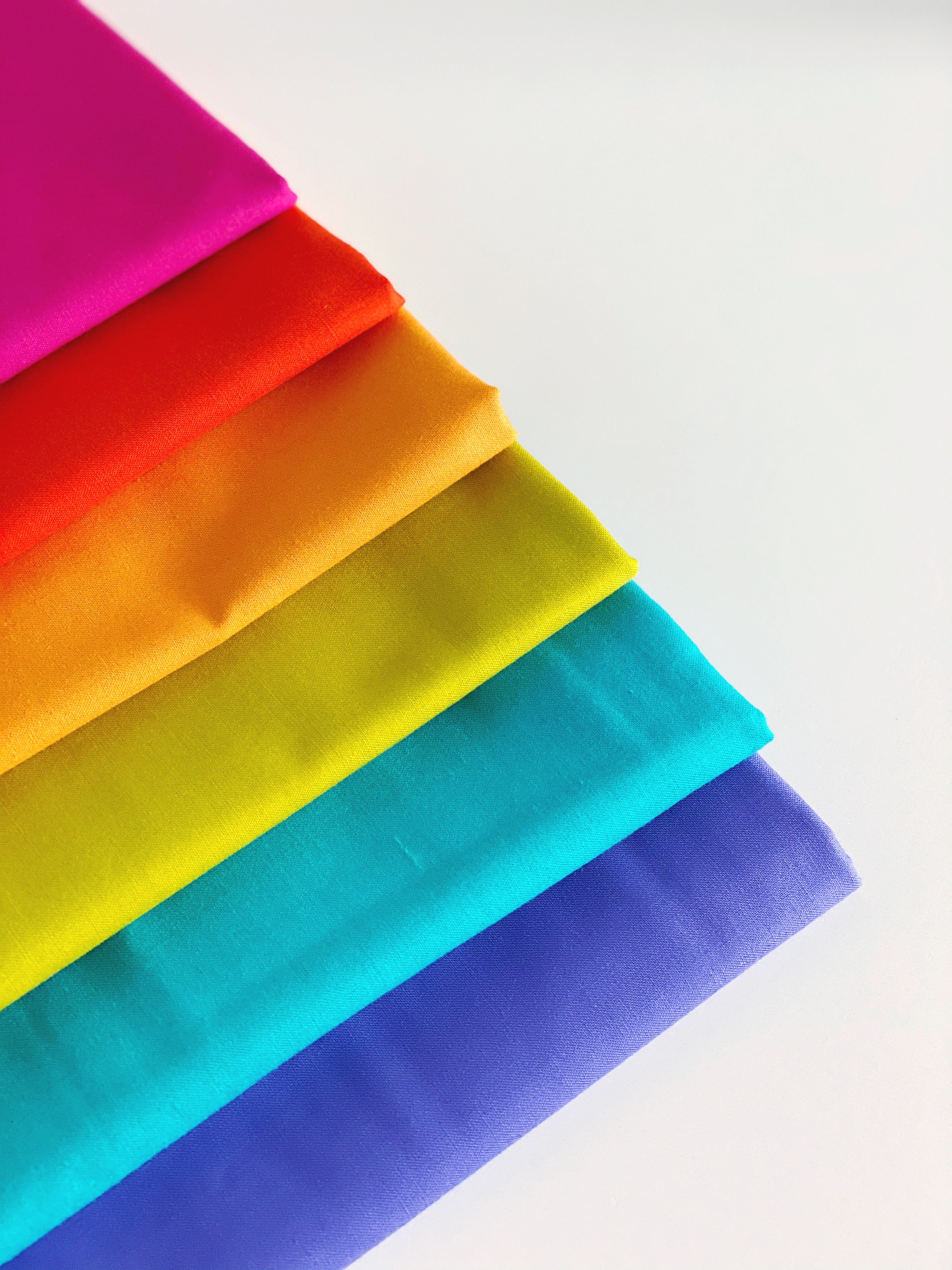 Michael Miller Cotton Couture Fabrics Rainbow