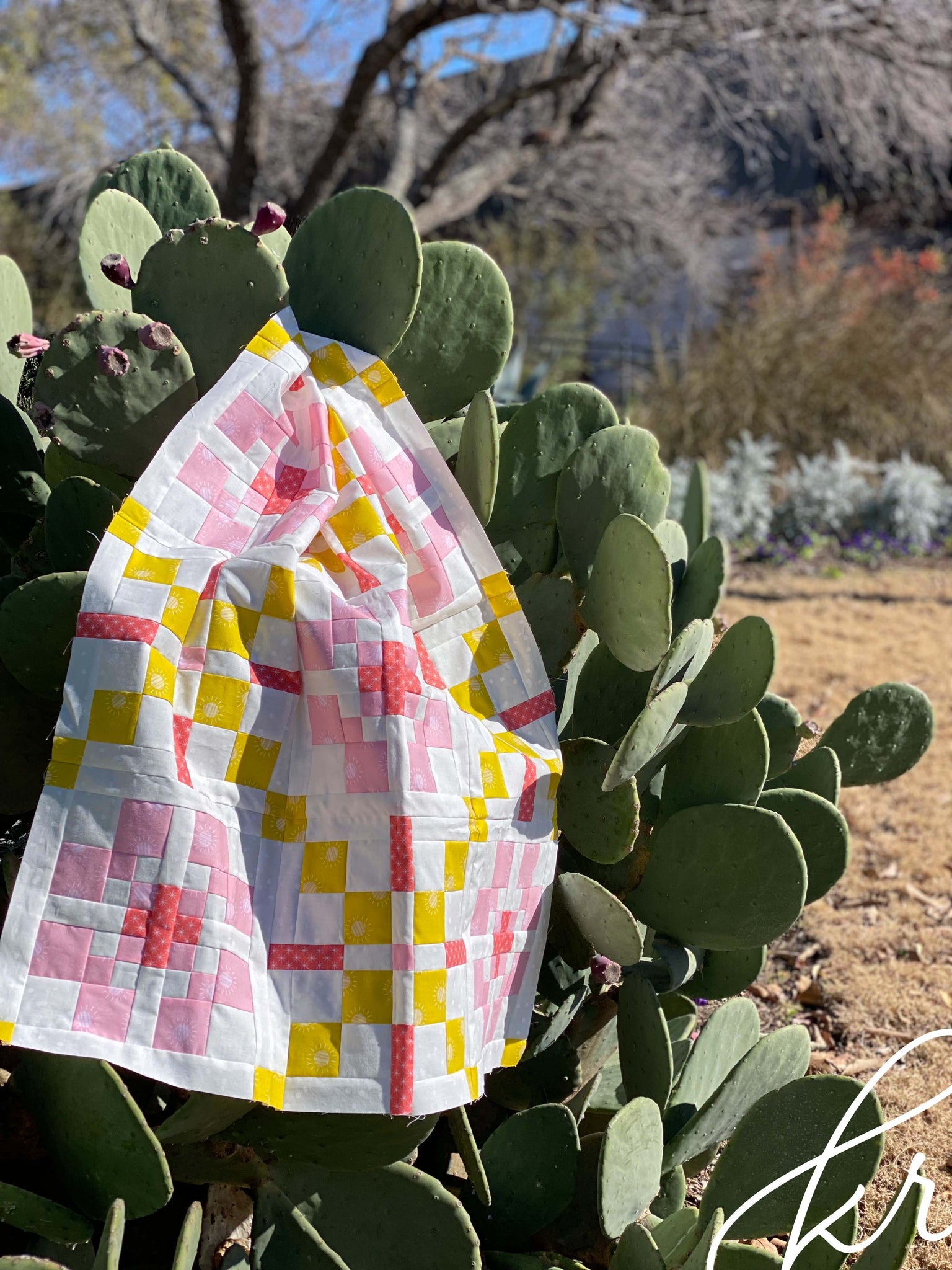 Nanette Quilt Baby Size Prickly Pear