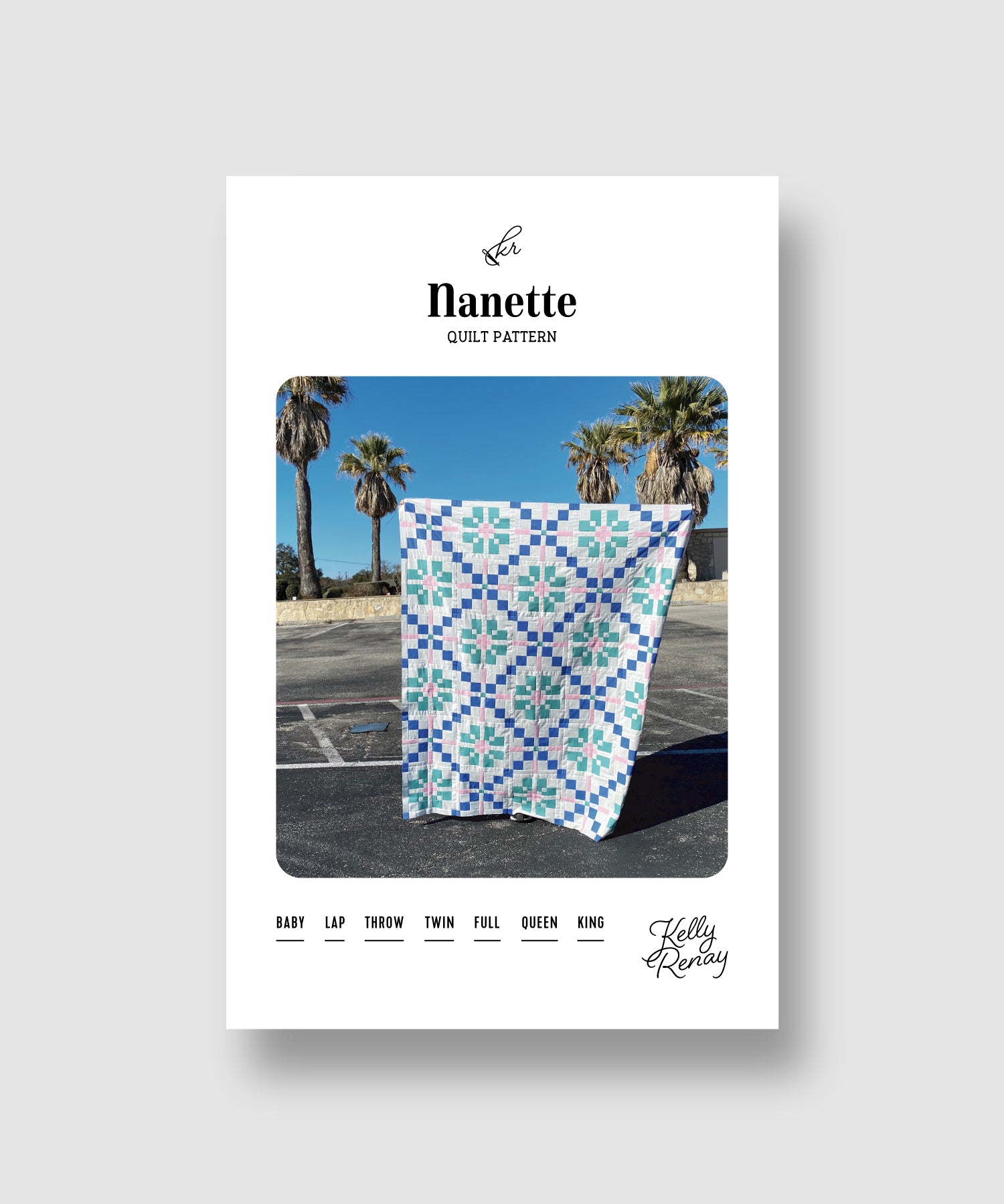 Nanette Quilt Pattern - booklet cover
