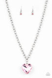 Paparazzi Necklace - Flirtatiously Flashy - Pink LOP