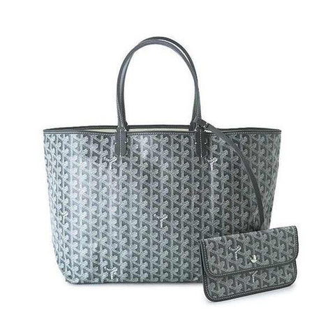GOYARD Chevron St. Louis GM UA Tote Bag (grey) – Luxury Bags Miami