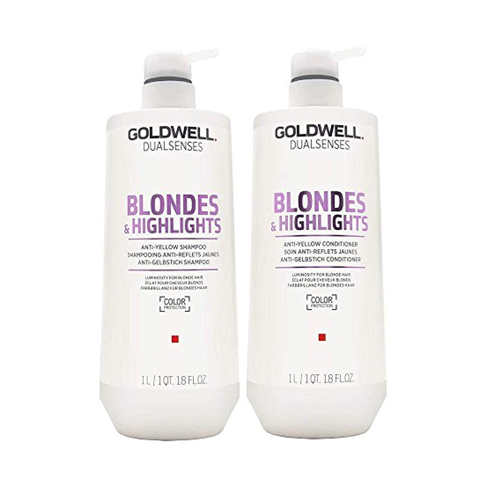 Goldwell Dual Senses Blondes and Highlights Conditioner and 2P –