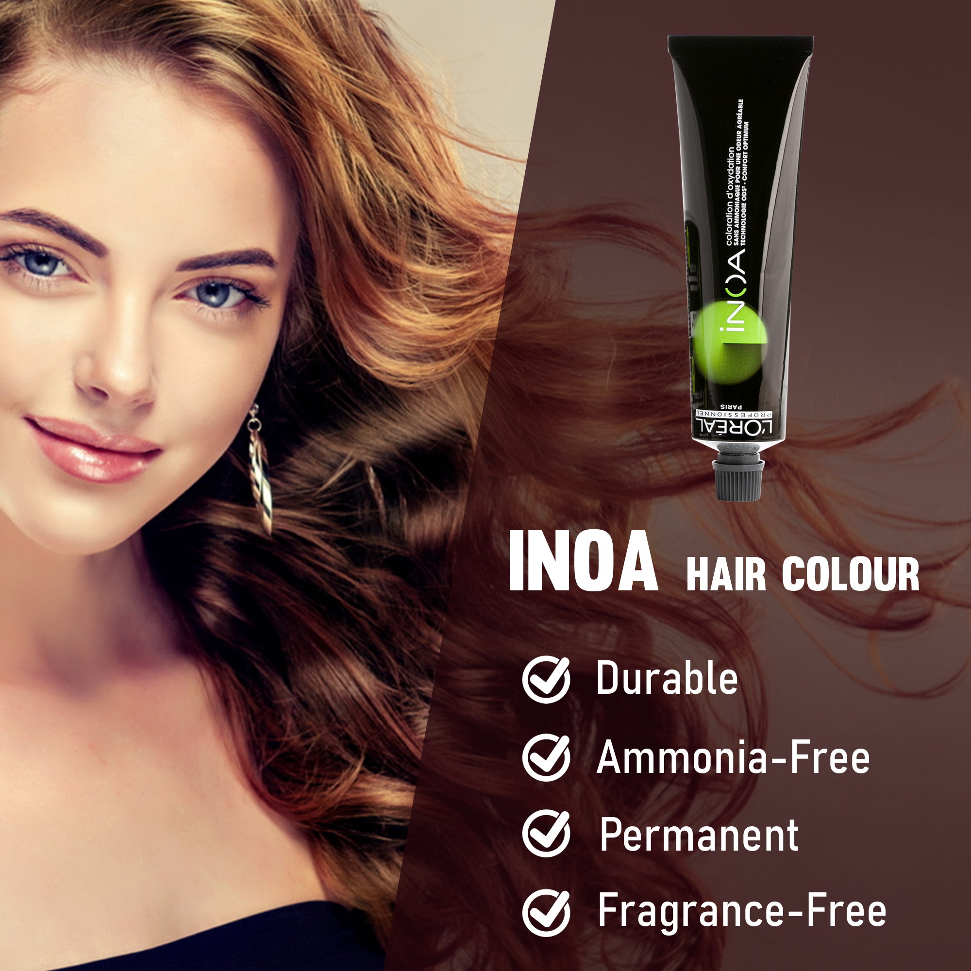 LOreal Professionnel Inoa Hair Colour No 3 Dark Brown 60 G  Janvi Cosmetic