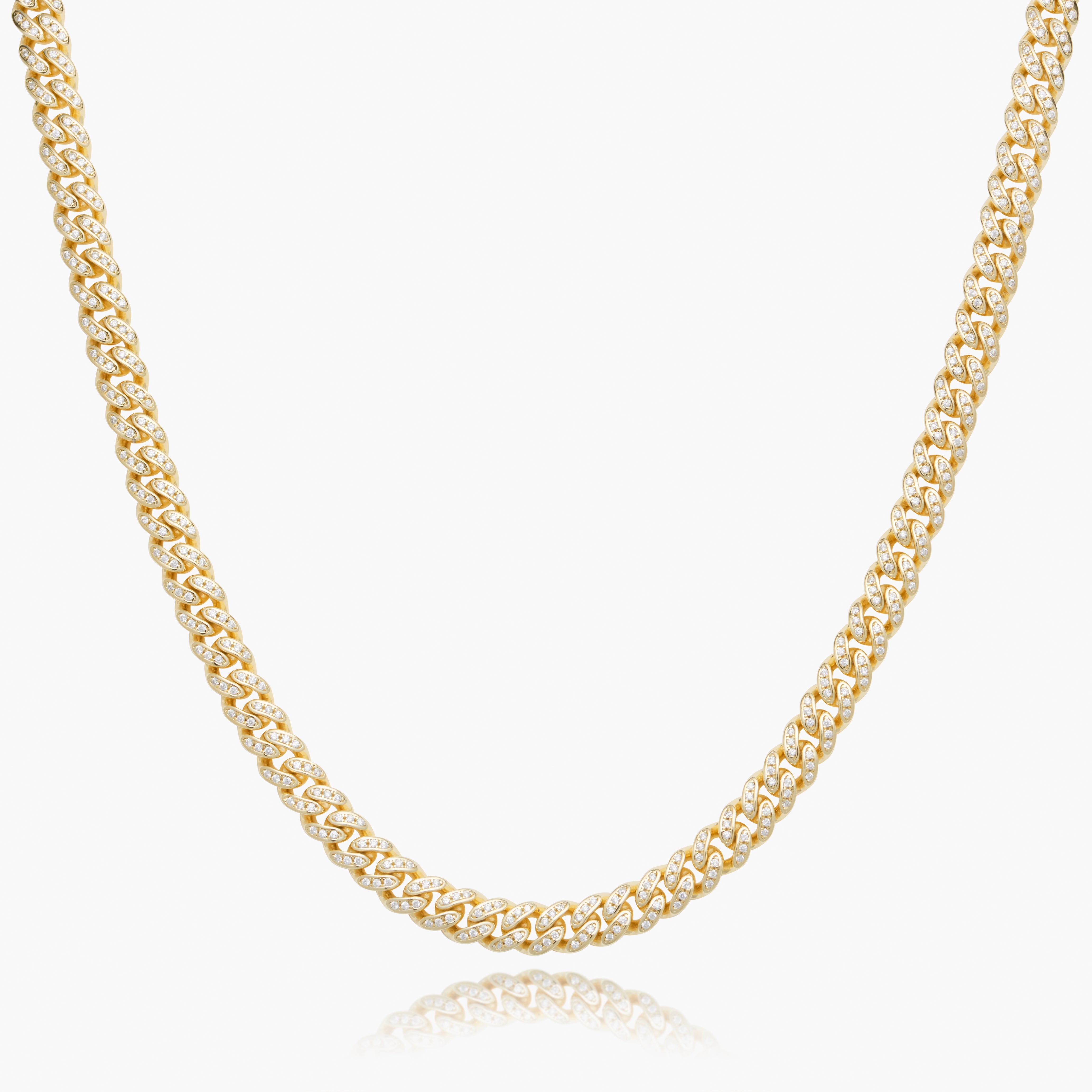 The Naked Iced Cuban Chain - Tres Colori Jewelry product image