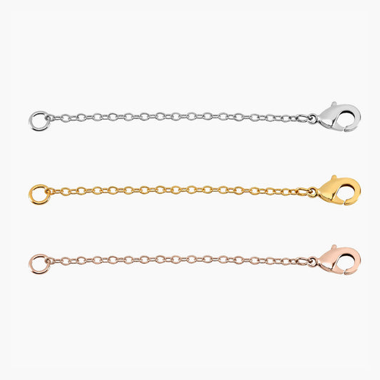 1.5 Figaro Chain Extenders – Tres Colori Jewelry