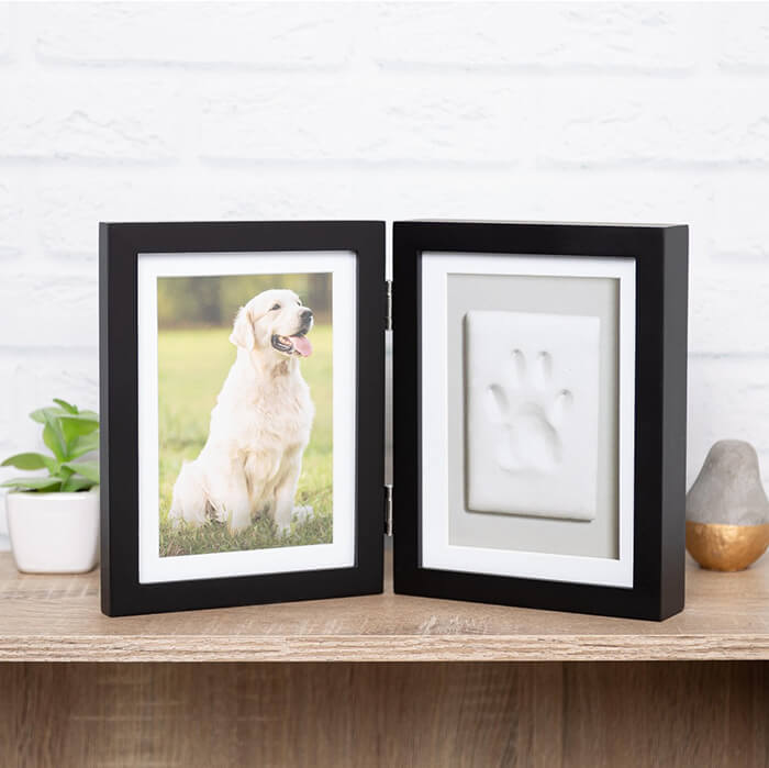 Pearhead Pawprints Desk Photo Frame And Impression Kit 