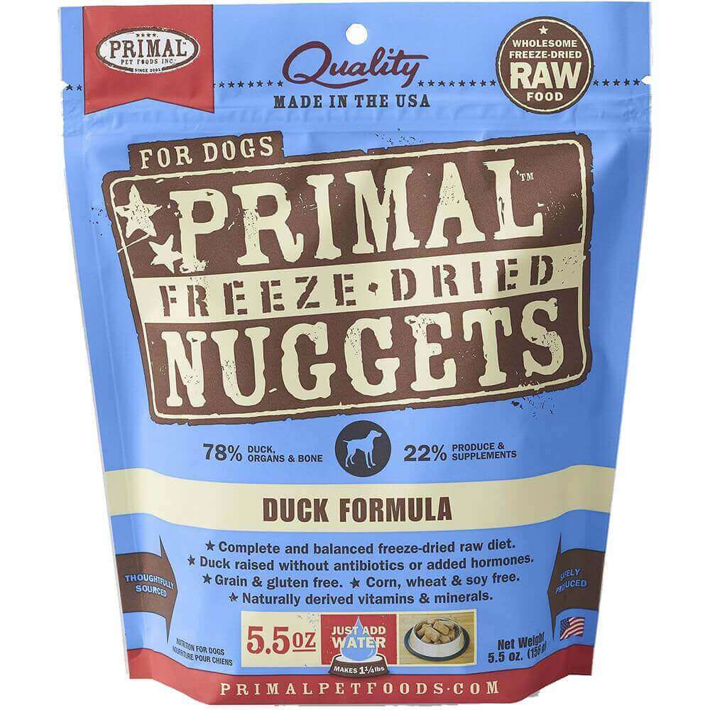 Primal FreezeDried Raw Duck Nuggets